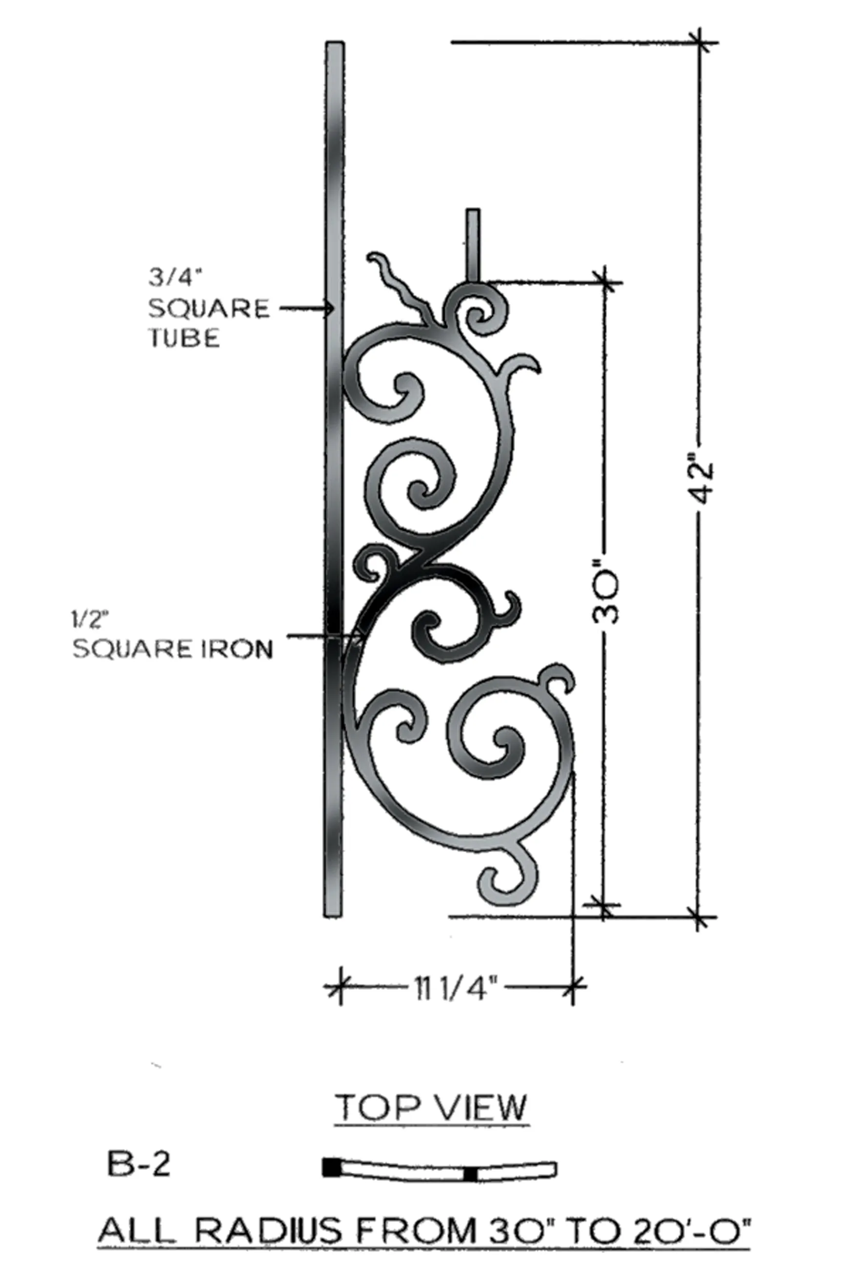 Milano Series - B2 Curved Pitch Panel