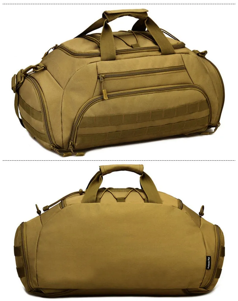 Military Style Travel Bag Tactical Duffel Backpack Training Bag, 35L