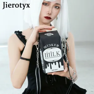 Milk Box Vintage Shoulder Bag with Animal Prints