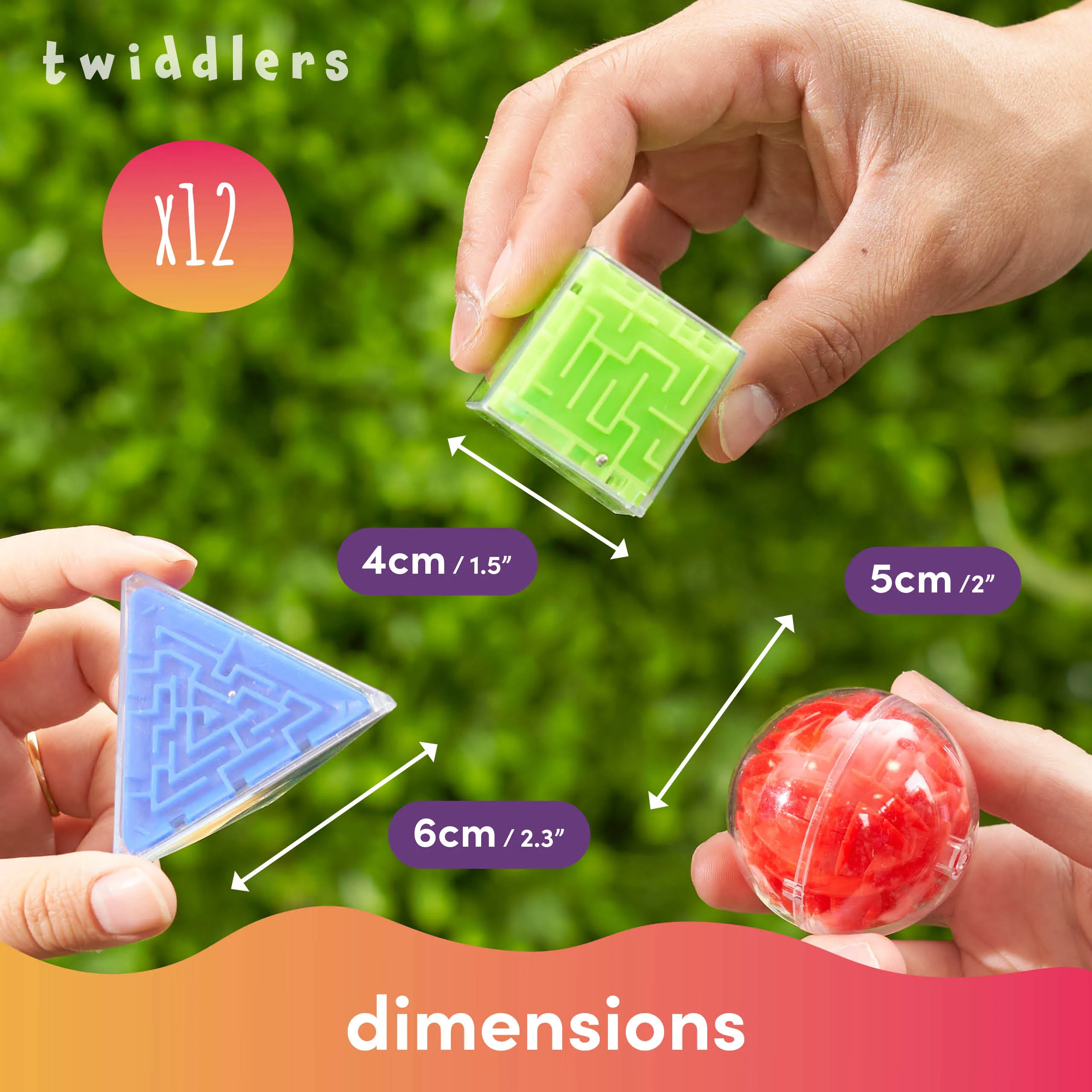 Mini Brain Teaser Shape Puzzles