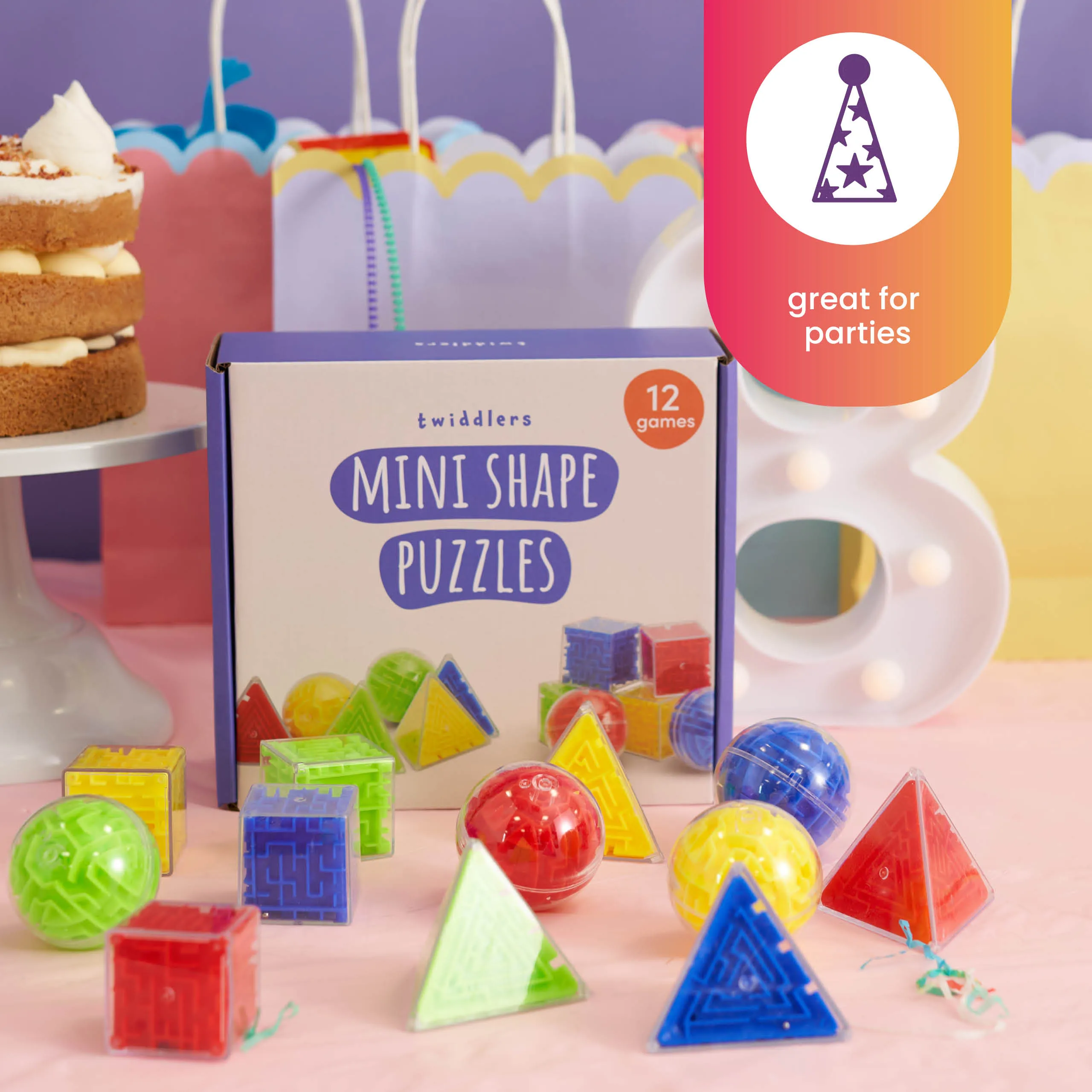 Mini Brain Teaser Shape Puzzles