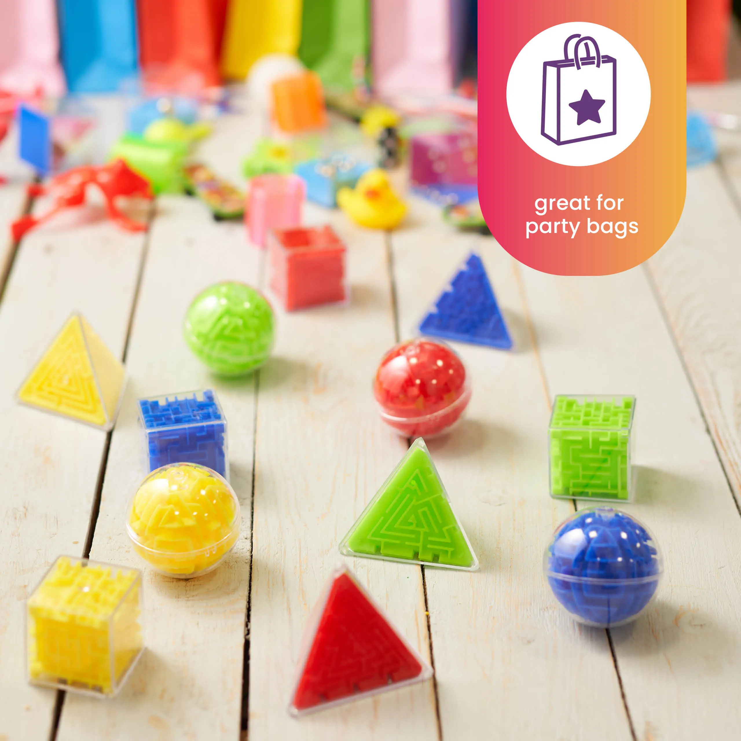 Mini Brain Teaser Shape Puzzles