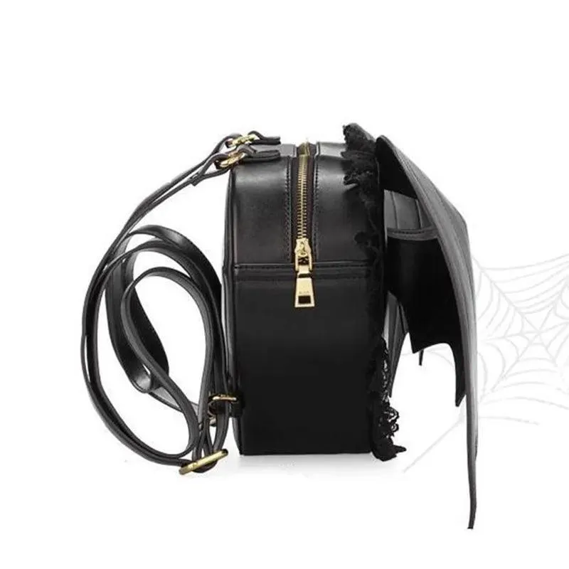 Mini Heart with Bat Wings Backpack
