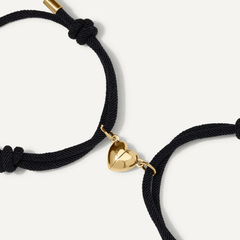 Minimalistic Magnetic Rope Bracelets Set