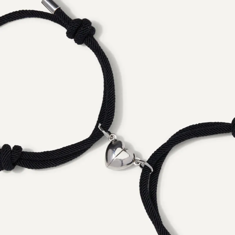 Minimalistic Magnetic Rope Bracelets Set