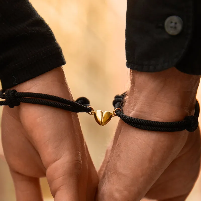 Minimalistic Magnetic Rope Bracelets Set