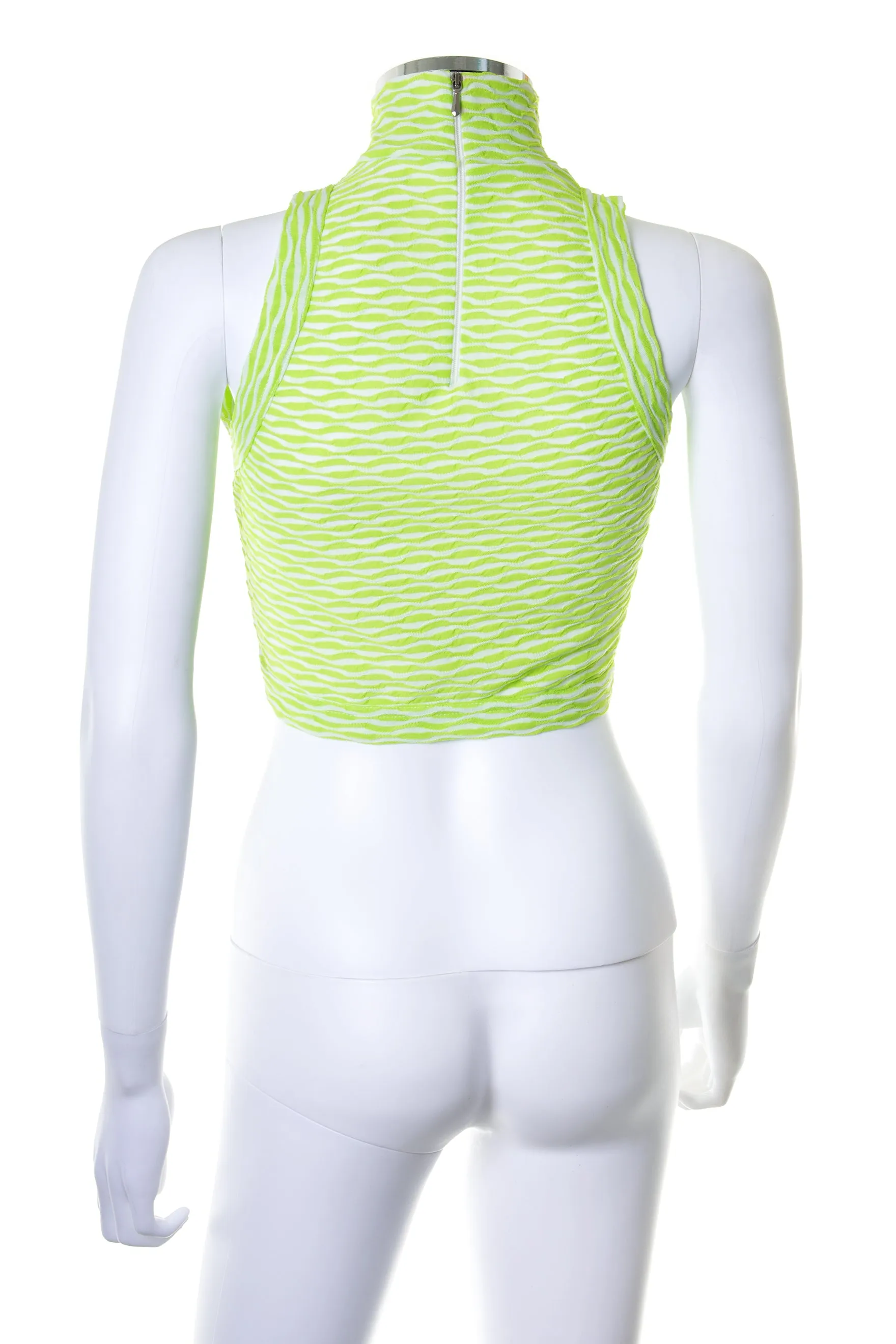 Mock Turtleneck Crop Top