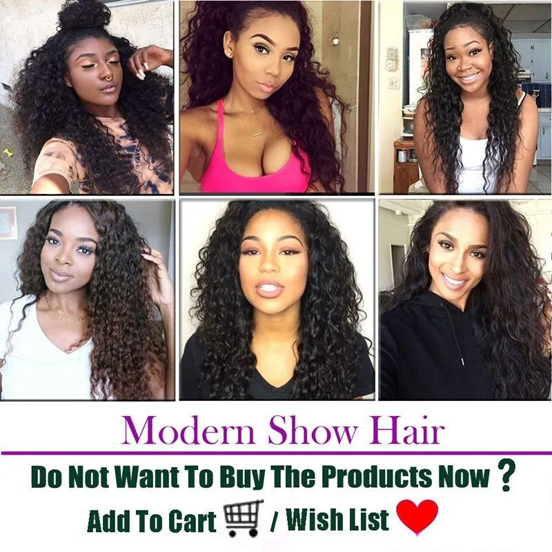 Modern Show Wet And Wavy Virgin Brazilian Hair 3 Bundles With Lace Closure 100 Human Hair Weave