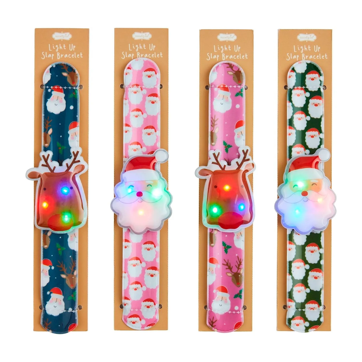 Mud Pie Christmas Slap Bracelets