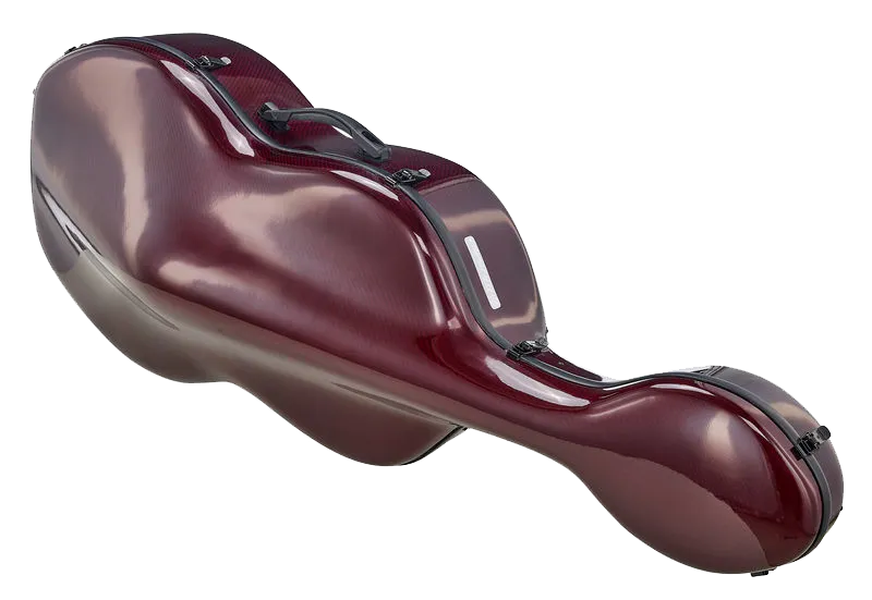 Musilia S2 Cello Case 3.2kg Transparent Red