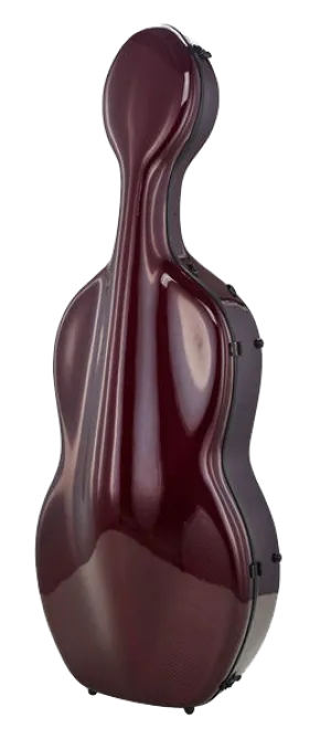 Musilia S2 Cello Case 3.2kg Transparent Red