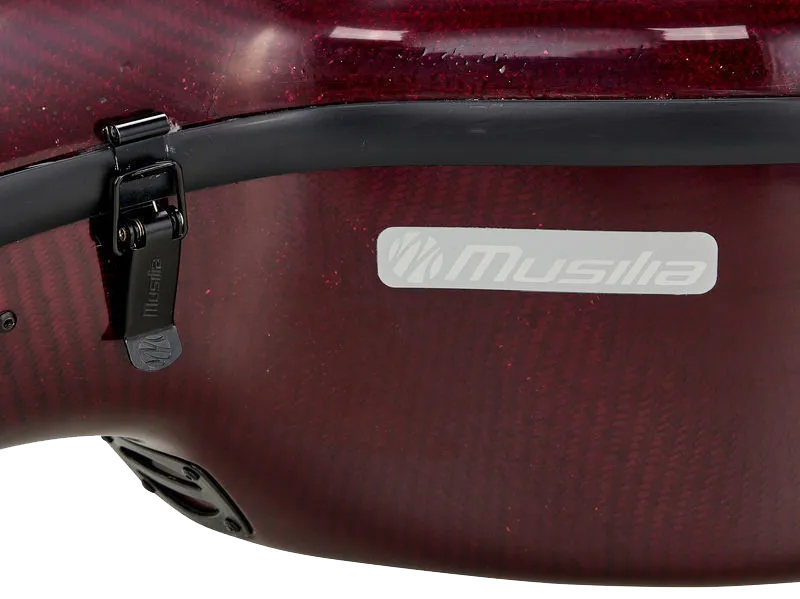 Musilia S2 Cello Case 3.2kg Transparent Red