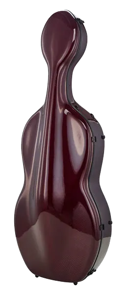 Musilia S2 Cello Case 3.2kg Transparent Red