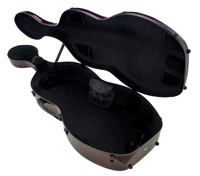 Musilia S2 Cello Case 3.2kg Transparent Red