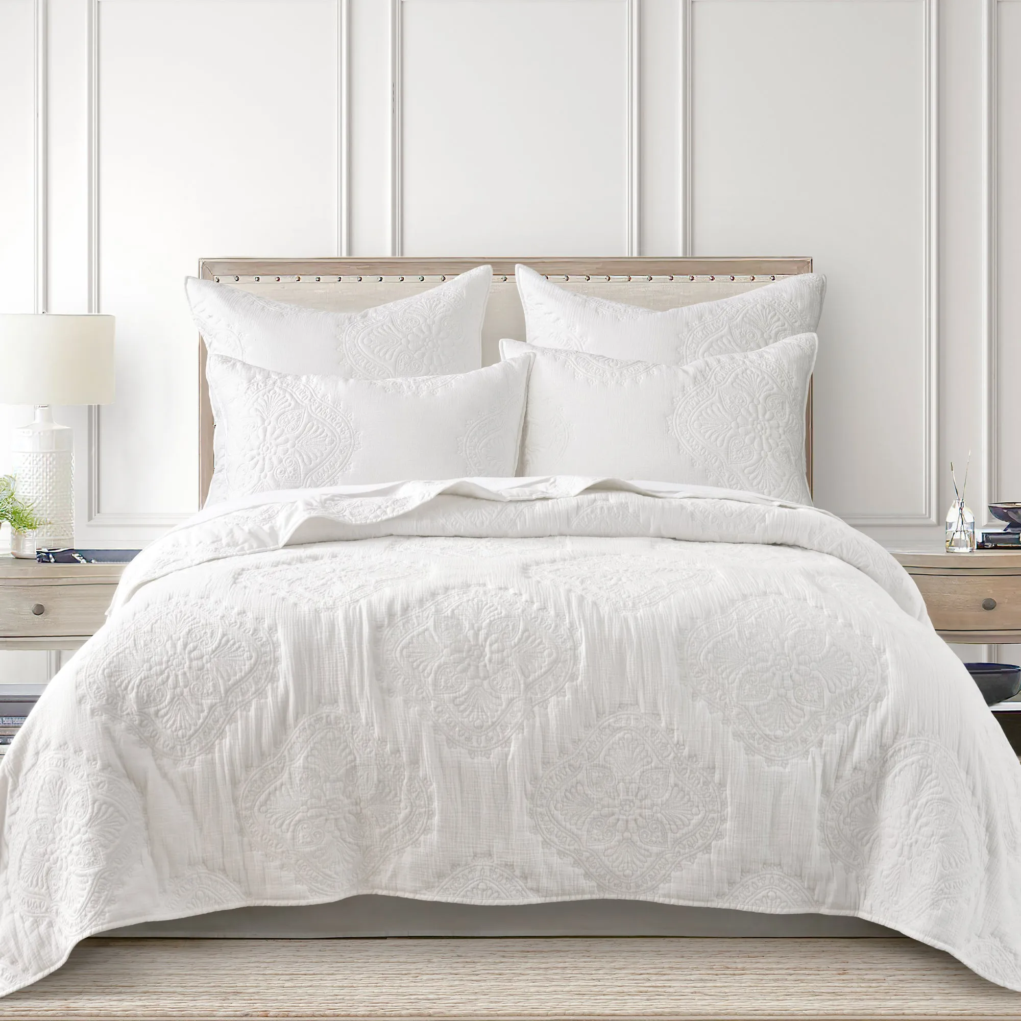 Muslin Stitch Euro Sham Set of 2