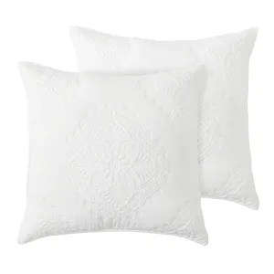 Muslin Stitch Euro Sham Set of 2