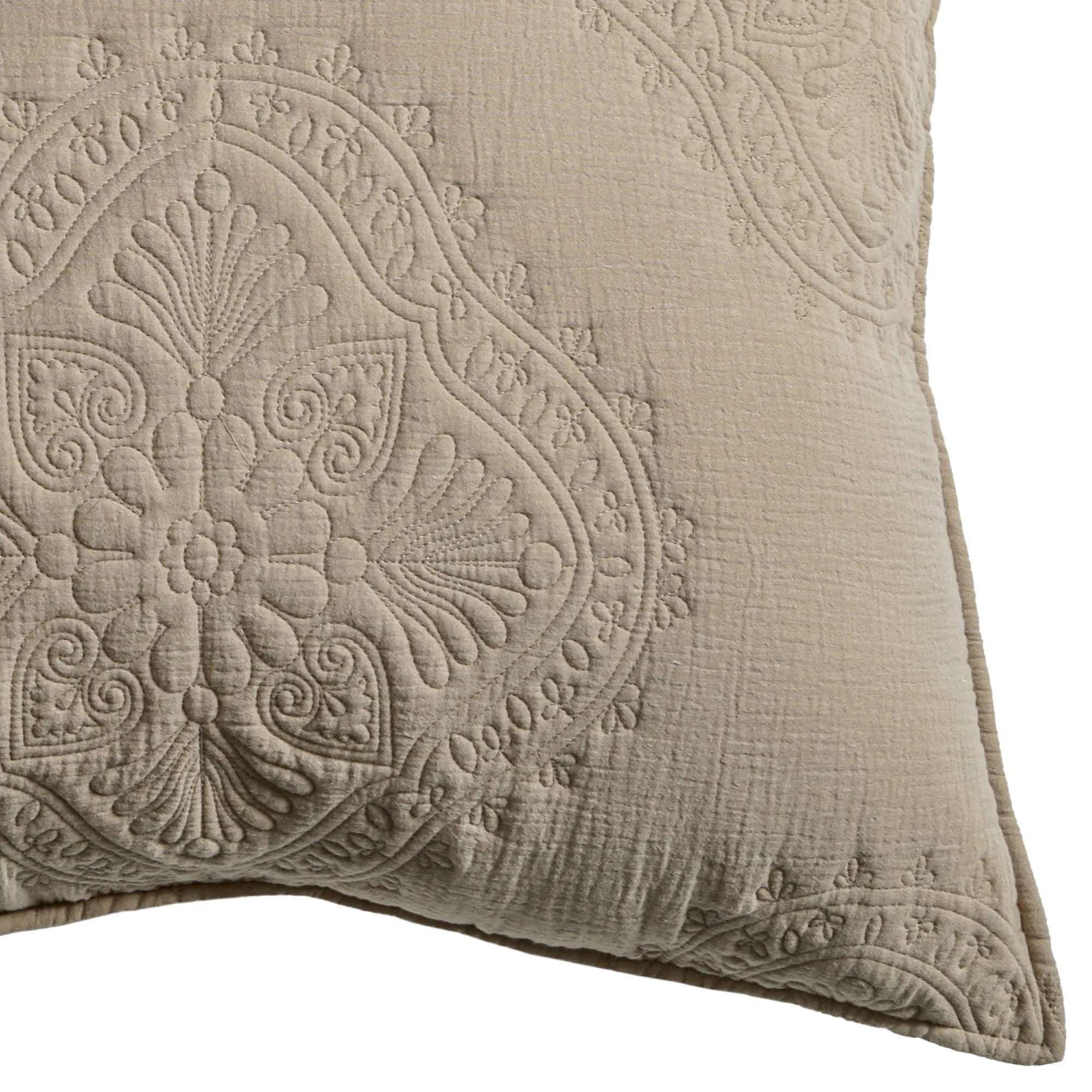 Muslin Stitch Euro Sham Set of 2
