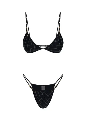 Naomi Buckle Bikini Bottom | Black