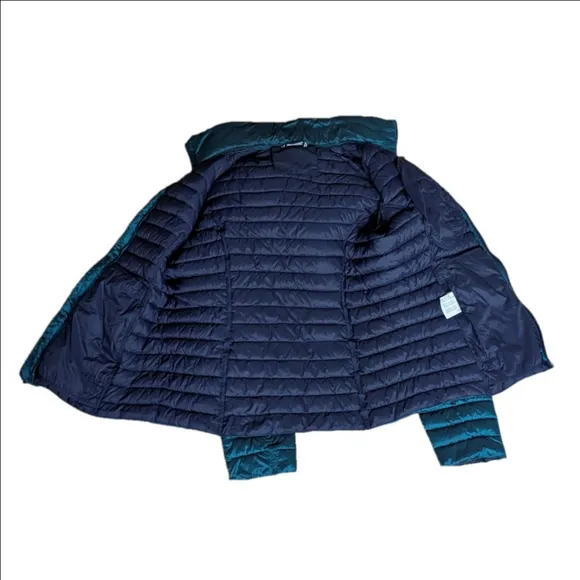 Nautica metallic puffer jacket