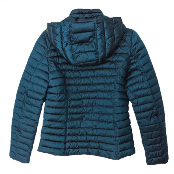 Nautica metallic puffer jacket