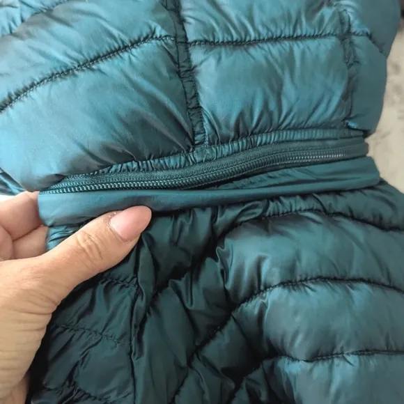 Nautica metallic puffer jacket
