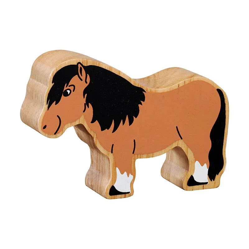 NEW Natural brown shetland pony