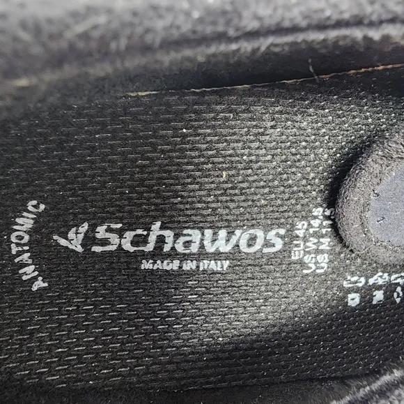 New Schawos Comfort Shoe Black Orthopedic Stretch Diabetic Shoe Size 11.5