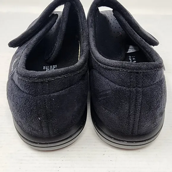New Schawos Comfort Shoe Black Orthopedic Stretch Diabetic Shoe Size 11.5