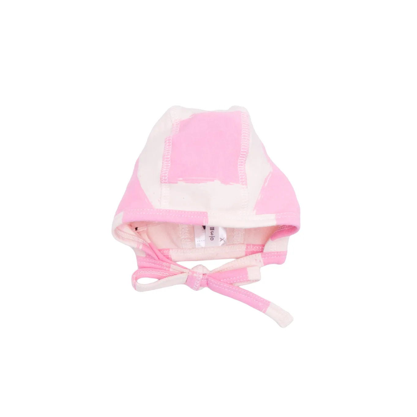 Newborn Hat // rose stripes XL