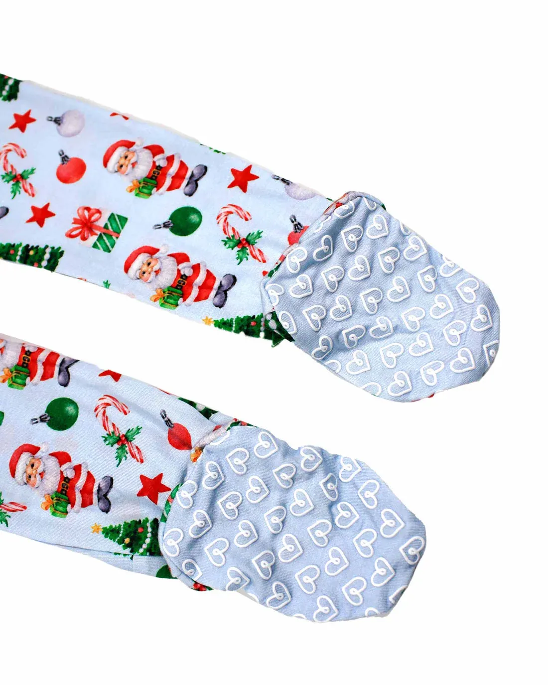 Nick Santa Bamboo Zippered Footie