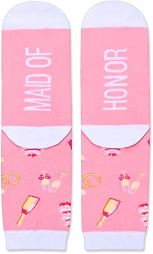 Novelty Bridesmaid Socks, Wedding Party Socks, Proposal Socks, Bridal Party Socks, Wedding Socks, Bridesmaid Gifts, Maid Of Honor Gifts, Wedding Gift