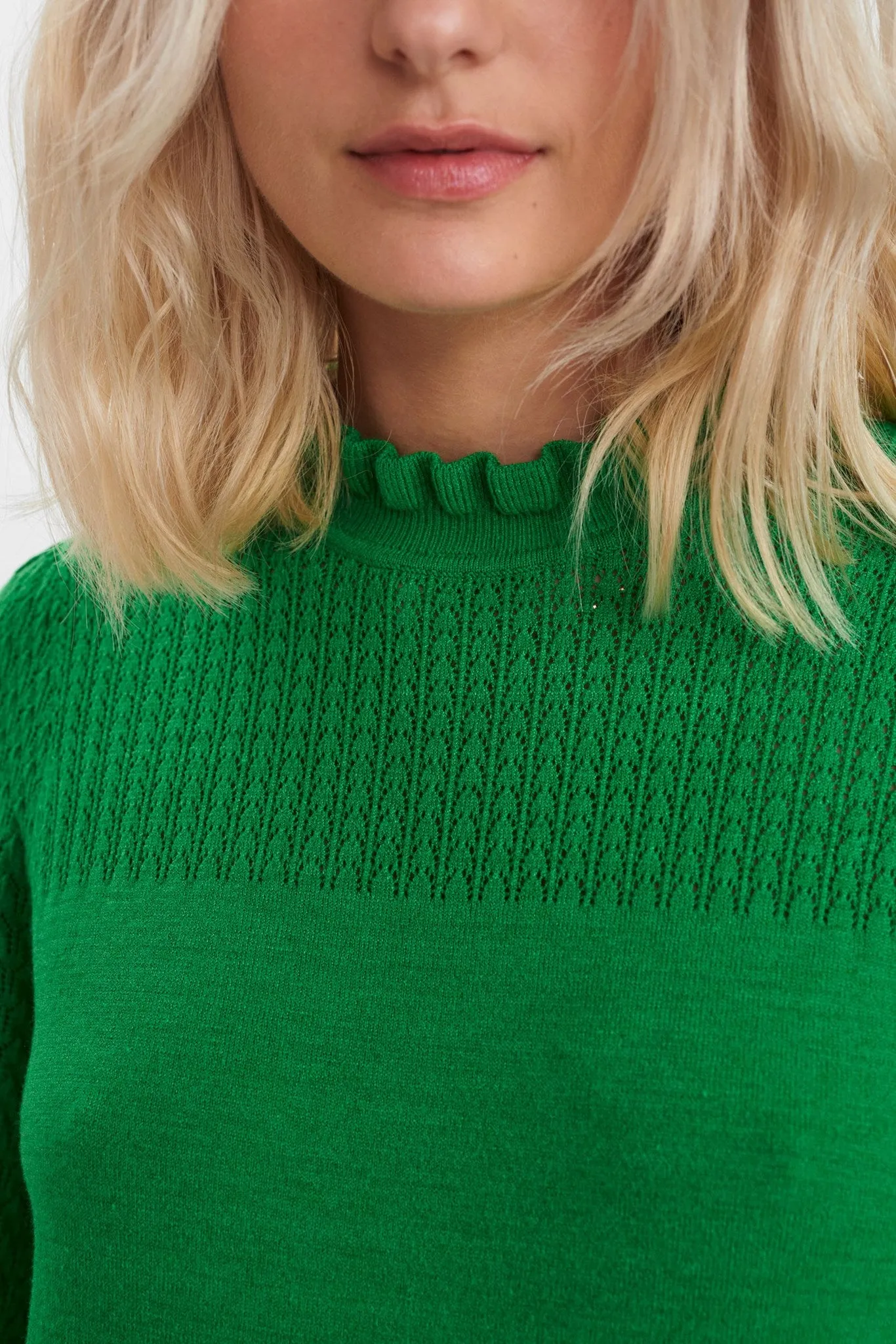 NUCAMELA HIGH NECK - Fern Green