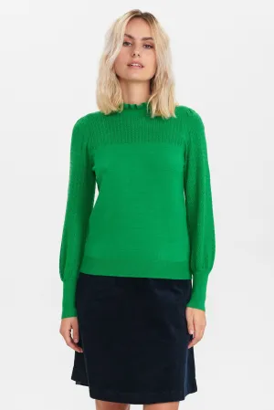 NUCAMELA HIGH NECK - Fern Green