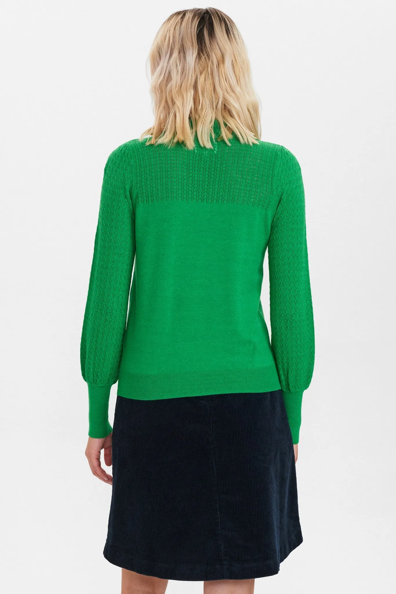 NUCAMELA HIGH NECK - Fern Green