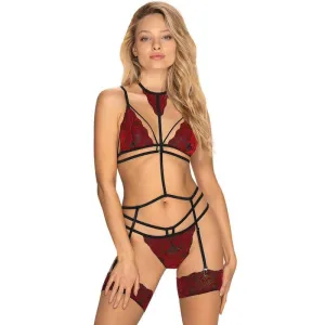 OBSESSIVE - SUGESTINA THREE PIECES SET S/M