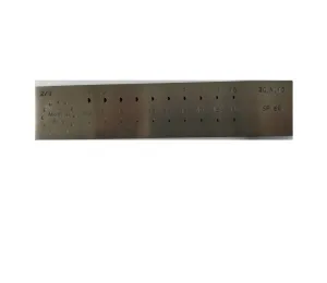 Omo Italy Drawplate SP68 50% HALF ROUND - 3mm to 1mm (20 Holes) [EOL]