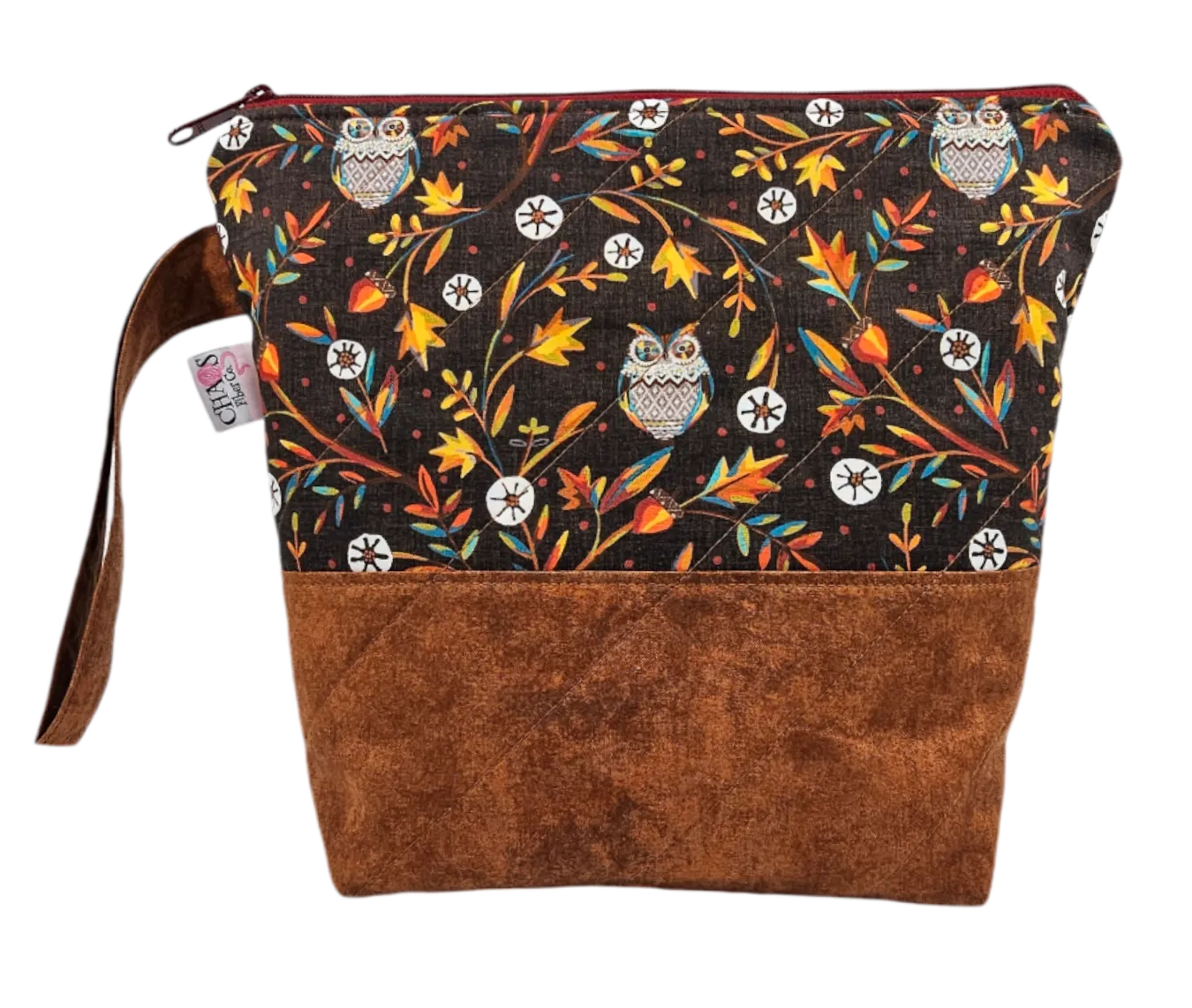 Owls in the Leaves - Project Bag - Small