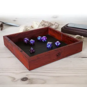Padauk Magnetic Dice Tray - Nomads Armory