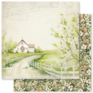 Paper Rose Studio - Easter Village - 12x12Single Sheets / E