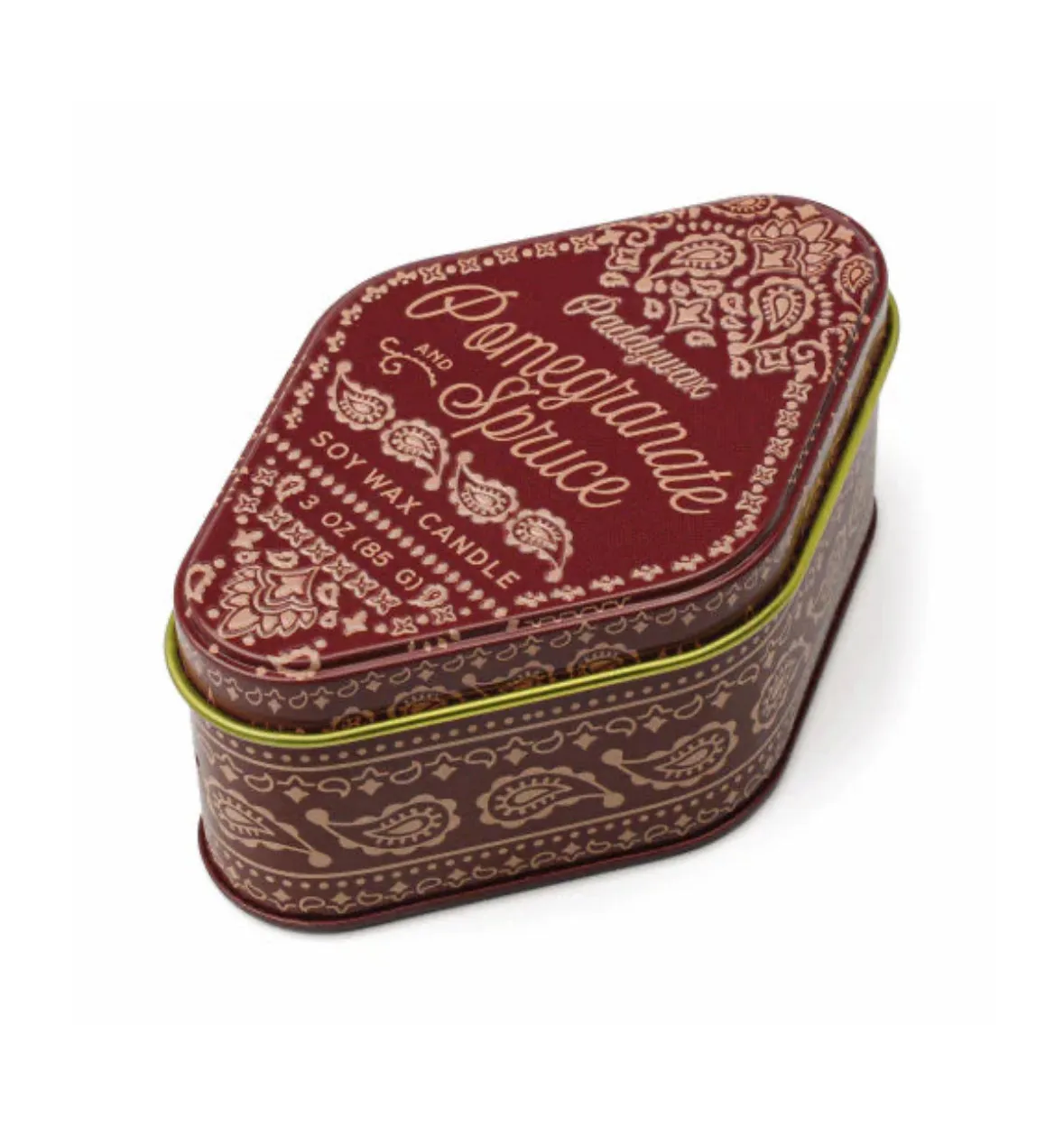 Patterned Tin Candles: 3.5oz