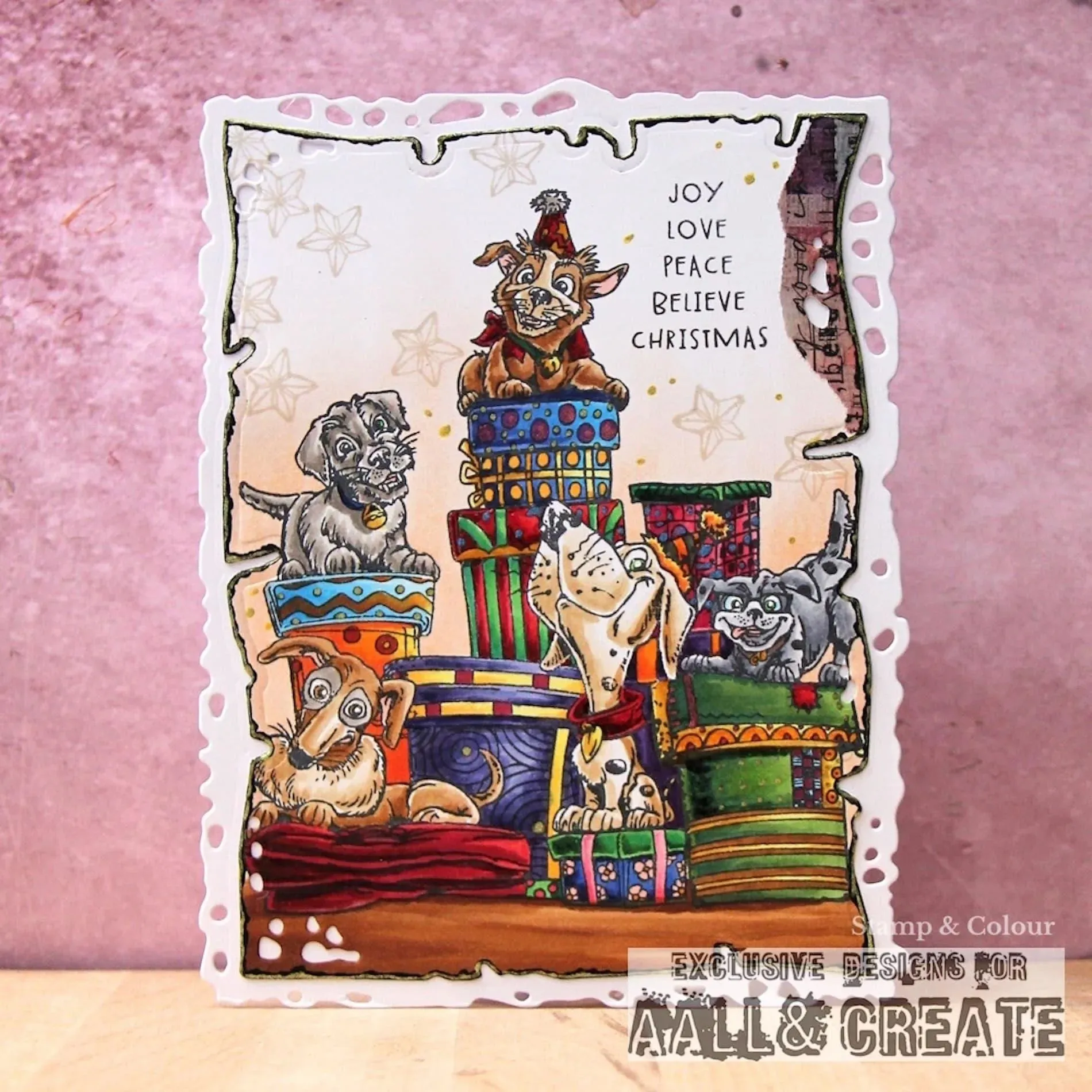Pawsome Bonanza 4x6 Clear Stamp Set Aall & Create #1212