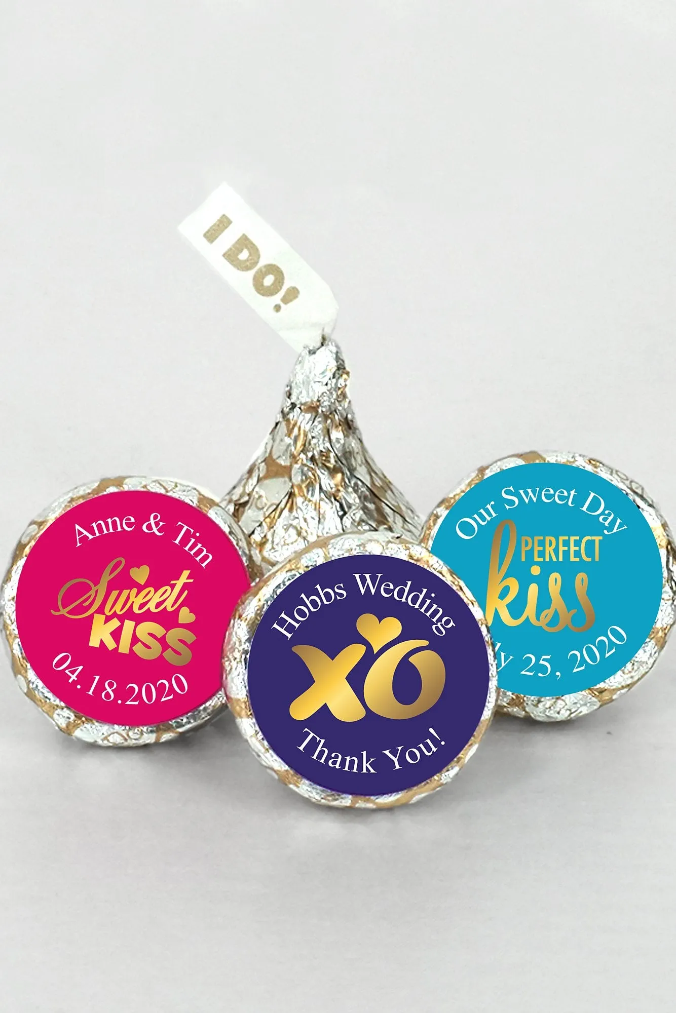 Pers Shimmering Love I DO Plume Hershey's Kisses