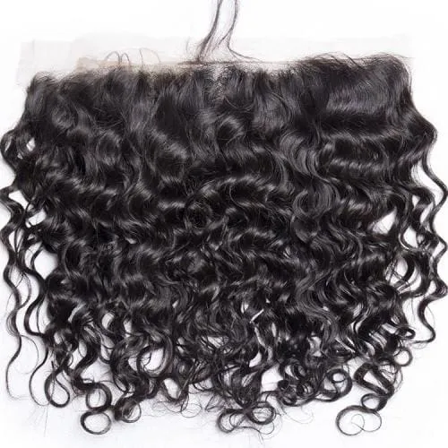 Peruvian Human Hair Water Wavy Lace Frontal