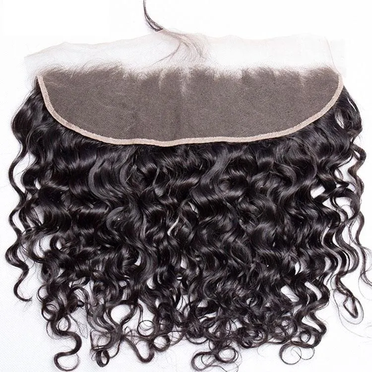 Peruvian Human Hair Water Wavy Lace Frontal