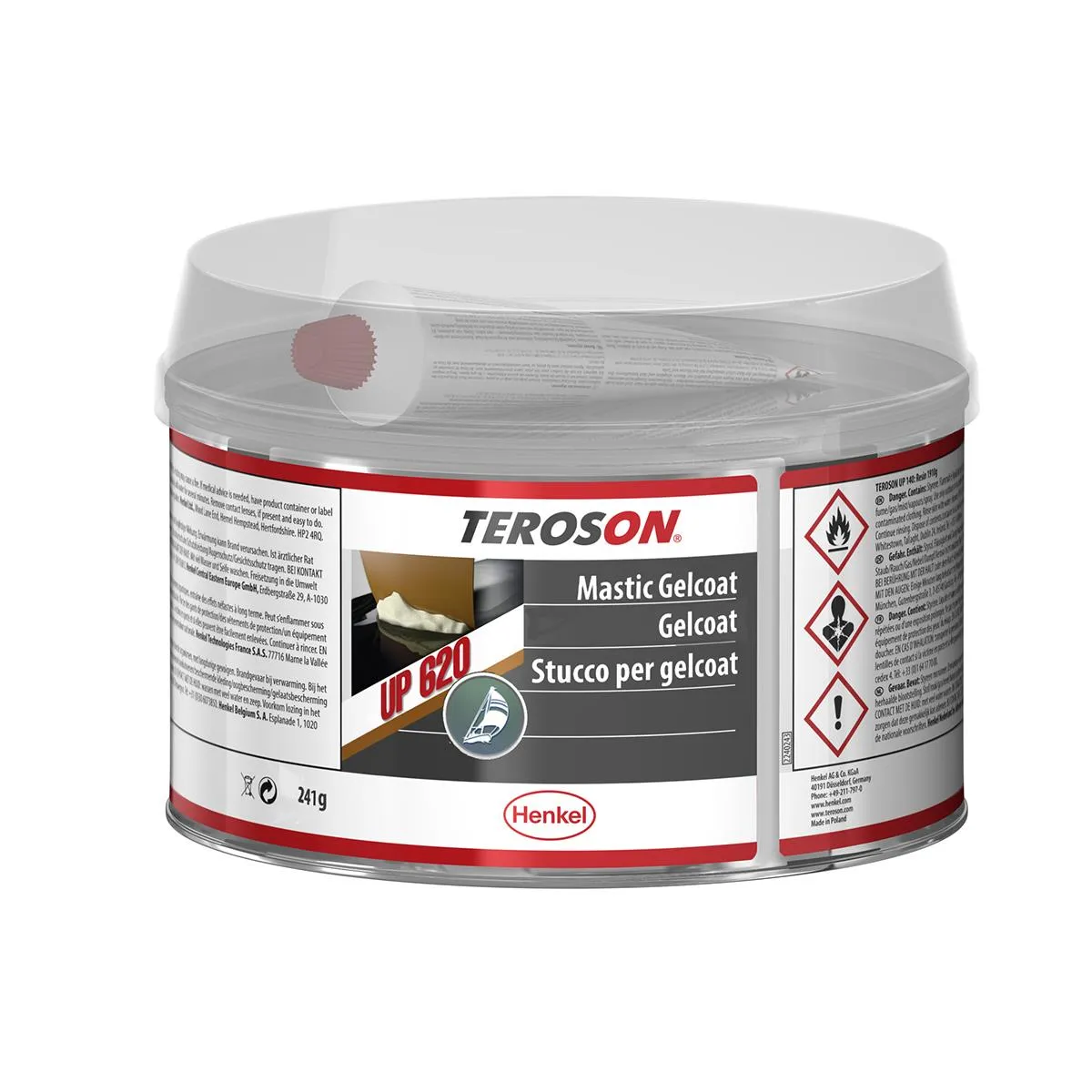 Plastic Padding Gelcoat Filler - White
