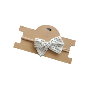 Pop Ya Tot - Baby Bow Headband | Pinstripe