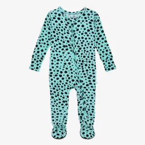 Posh Peanut Pebbles Zippered Footie