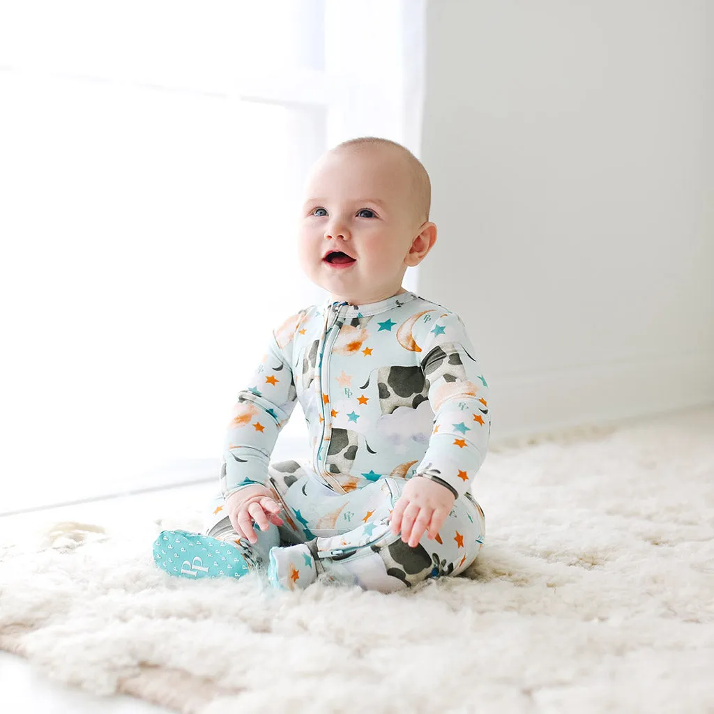 Posh Peanut Tex Zippered Footie