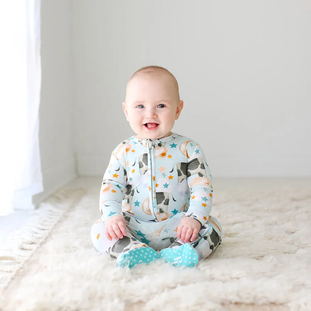 Posh Peanut Tex Zippered Footie