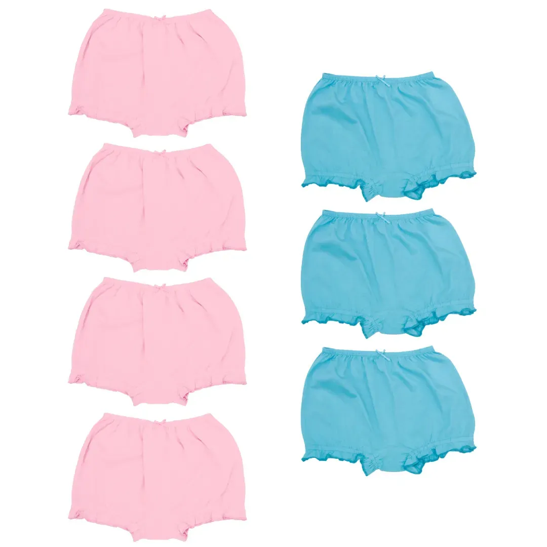Power Of Choice Girl's Bloomers | Free DIY Iron On Stickers | Ultra Soft Waistband | Protects Privacy | 7 Pack